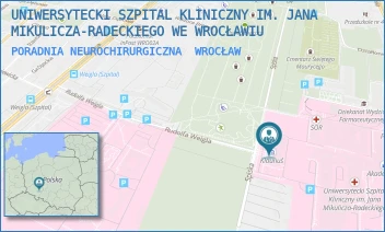 PORADNIA NEUROCHIRURGICZNA - UNIWERSYTECKI SZPITAL KLINICZNY IM. JANA MIKULICZA-RADECKIEGO WE WROCŁAWIU - UL. BOROWSKA 213,  WROCŁAW