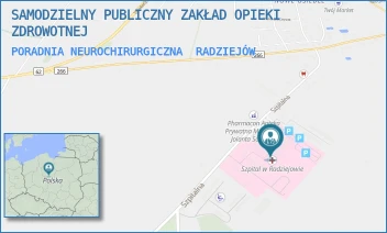 PORADNIA NEUROCHIRURGICZNA - SAMODZIELNY PUBLICZNY ZAKŁAD OPIEKI ZDROWOTNEJ - SZPITALNA 3,  RADZIEJÓW