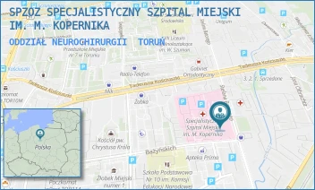 ODDZIAŁ NEUROCHIRURGII - SPZOZ SPECJALISTYCZNY SZPITAL MIEJSKI IM. M. KOPERNIKA - BATOREGO 17/19,  TORUŃ