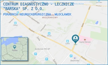 PORADNIA NEUROCHIRURGICZNA - CENTRUM DIAGNOSTYCZNO - LECZNICZE "BARSKA" SP. Z O.O. - BARSKA 13,  WŁOCŁAWEK
