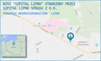 PORADNIA NEUROCHIRURGICZNA - NZOZ "SZPITAL LIPNO" UTWORZONY PRZEZ SZPITAL LIPNO SPÓŁKA Z O.O. - NIESZAWSKA 6,  LIPNO