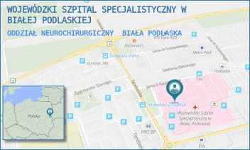 ODDZIAŁ NEUROCHIRURGICZNY - WOJEWÓDZKI SZPITAL SPECJALISTYCZNY W BIAŁEJ PODLASKIEJ - TEREBELSKA 57-65,  BIAŁA PODLASKA