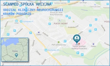 ODDZIAŁ KLINICZNY NEUROCHIRURGII - SCANMED SPÓŁKA AKCYJNA - UL. ADAMA BOCHENKA 12,  KRAKÓW-PODGÓRZE