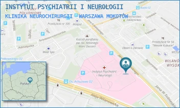 KLINIKA NEUROCHIRURGII - INSTYTUT PSYCHIATRII I NEUROLOGII - JANA III SOBIESKIEGO 9,  WARSZAWA MOKOTÓW