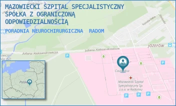 PORADNIA NEUROCHIRURGICZNA - MAZOWIECKI SZPITAL SPECJALISTYCZNY SPÓŁKA Z OGRANICZONĄ ODPOWIEDZIALNOŚCIĄ - J. ALEKSANDROWICZA 5,  RADOM