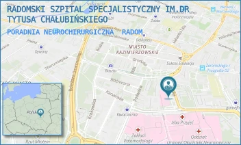 PORADNIA NEUROCHIRURGICZNA - RADOMSKI SZPITAL SPECJALISTYCZNY IM. DR TYTUSA CHAŁUBIŃSKIEGO - LEKARSKA 4,  RADOM