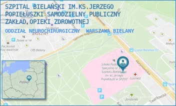 ODDZIAŁ NEUROCHIRURGICZNY - SZPITAL BIELAŃSKI IM.KS.JERZEGO POPIEŁUSZKI SAMODZIELNY PUBLICZNY ZAKŁAD OPIEKI ZDROWOTNEJ - CEGŁOWSKA 80,  WARSZAWA BIELANY