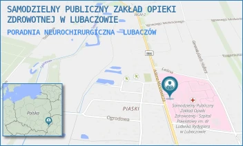 PORADNIA NEUROCHIRURGICZNA - SAMODZIELNY PUBLICZNY ZAKŁAD OPIEKI ZDROWOTNEJ W LUBACZOWIE - UL. MICKIEWICZA 168,  LUBACZÓW