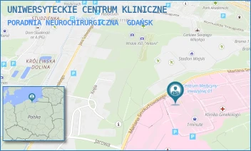PORADNIA NEUROCHIRURGICZNA - UNIWERSYTECKIE CENTRUM KLINICZNE - UL. MARIANA SMOLUCHOWSKIEGO 17,  GDAŃSK