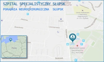 PORADNIA NEUROCHIRURGICZNA - WOJEWÓDZKI SZPITAL SPECJALISTYCZNY IM. JANUSZA KORCZAKA W SŁUPSKU SPÓŁKA Z OGRANICZONĄ ODPOWIEDZIALNOŚCIĄ - UL. HUBALCZYKÓW 1,  SŁUPSK