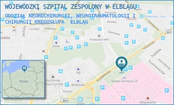 ODDZIAŁ NEUROCHIRURGII, NEUROTRAUMATOLOGII I CHIRURGII KRĘGOSŁUPA - WOJEWÓDZKI SZPITAL ZESPOLONY W ELBLĄGU - KRÓLEWIECKA 146, ELBLĄG