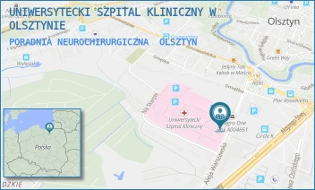 PORADNIA NEUROCHIRURGICZNA - UNIWERSYTECKI SZPITAL KLINICZNY W OLSZTYNIE - ALEJA WARSZAWSKA 30,  OLSZTYN