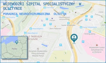 PORADNIA NEUROCHIRURGICZNA - WOJEWÓDZKI SZPITAL SPECJALISTYCZNY  W OLSZTYNIE - ŻOŁNIERSKA 16A,  OLSZTYN