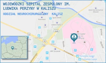 ODDZIAŁ NEUROCHIRURGICZNY - WOJEWÓDZKI SZPITAL ZESPOLONY IM. LUDWIKA PERZYNY W KALISZU - POZNAŃSKA 79,  KALISZ
