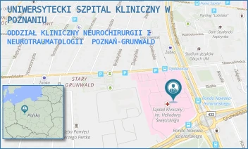 ODDZIAŁ KLINICZNY NEUROCHIRURGII I NEUROTRAUMATOLOGII - UNIWERSYTECKI SZPITAL KLINICZNY W POZNANIU - PRZYBYSZEWSKIEGO 49,  POZNAŃ-GRUNWALD