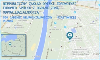 050 GABINET NEUROCHIRURGICZNY - PIASTOWSKIE - NIEPUBLICZNY ZAKŁAD OPIEKI ZDROWOTNEJ EUROMED SPÓŁKA Z OGRANICZONĄ ODPOWIEDZIALNOŚCIĄ - OS. PIASTOWSKIE 58,  POZNAŃ