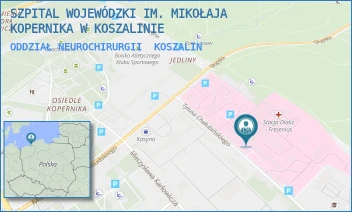 ODDZIAŁ NEUROCHIRURGII - SZPITAL WOJEWÓDZKI IM. MIKOŁAJA KOPERNIKA W KOSZALINIE - CHAŁUBIŃSKIEGO 7,  KOSZALIN